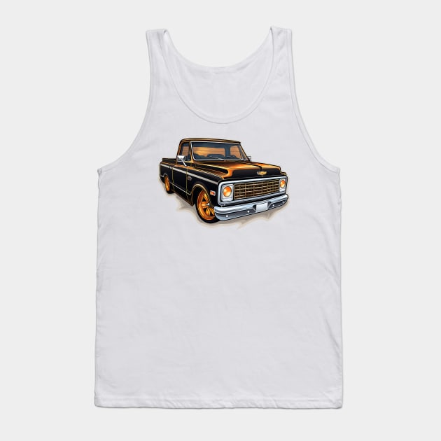 Chevy 1969 Lowrider Pickup Tank Top by olegam